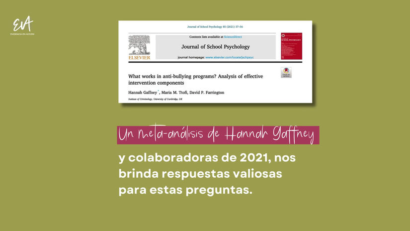 Prevención del bullying